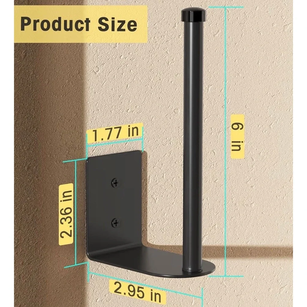 Wall Mount Hat Rack 3 Organizer Black Metal Storage Display Modern‎ Cap Closet